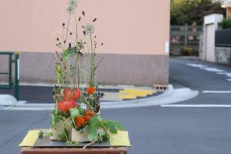 秋　シンプルアレンジメント