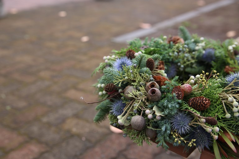 クリスマスリース作り レッスン