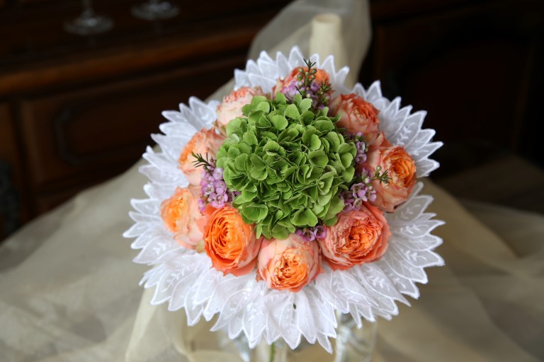 ハンドタイドで作るコロニアルブーケ