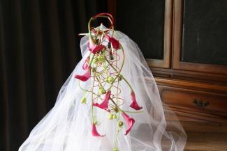 カラーのウェディングブーケ　モダン