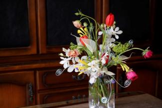 遊び心たっぷりのブーケ